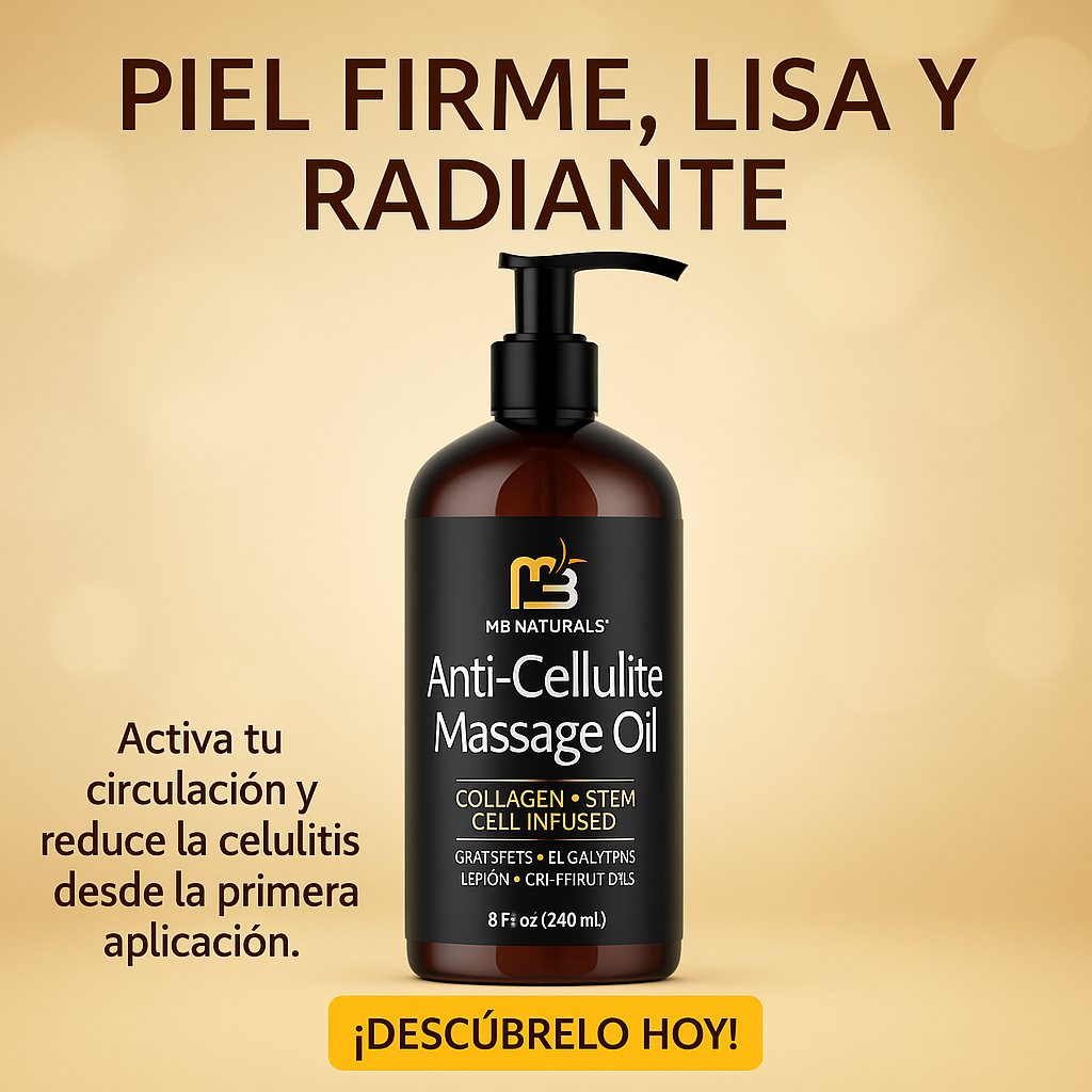 Aceite Natural Para Masajes Anticelulíticos™